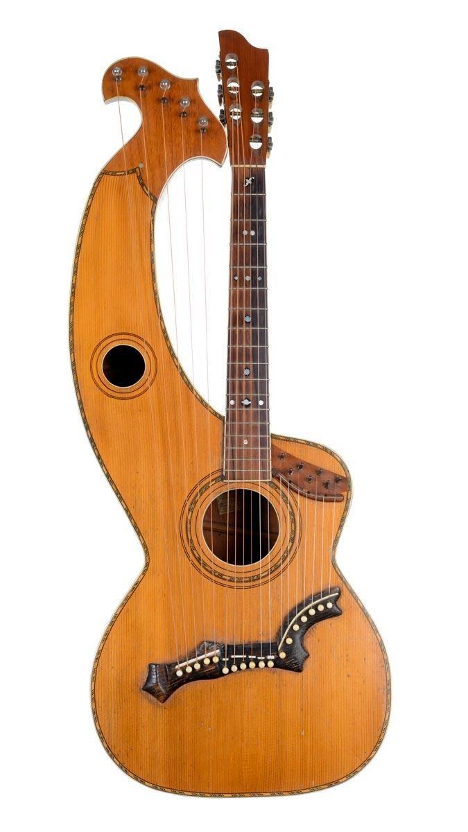 Knutsen 18-string Harp Guitar